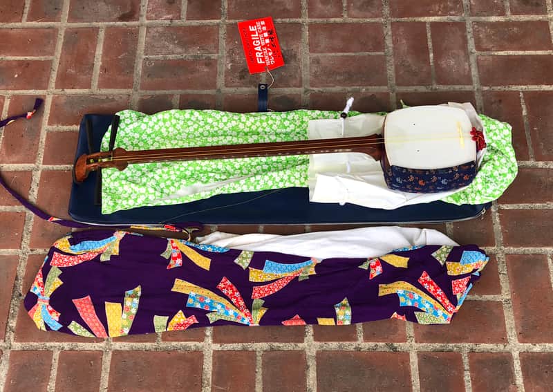 Unknown Shamisen Owned by Marty Friedman image 1