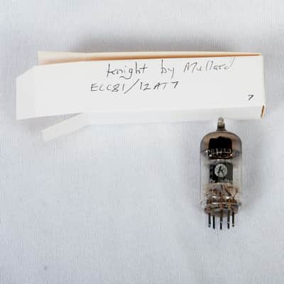 Knight Branded Mullard ECC81 / 12AT7 – Made in Great Britain – Vintage Preamp Tube – Tests Good image 1