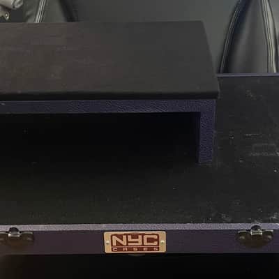 NYC Cases Custom Pedalboard 2023 - British Plum Tolex image 6