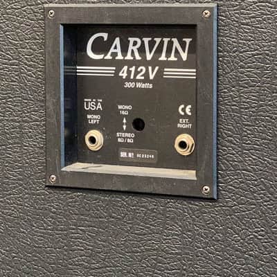 Carvin 412V 4X12 Guitar Speaker Cabinet Slant / Top image 2