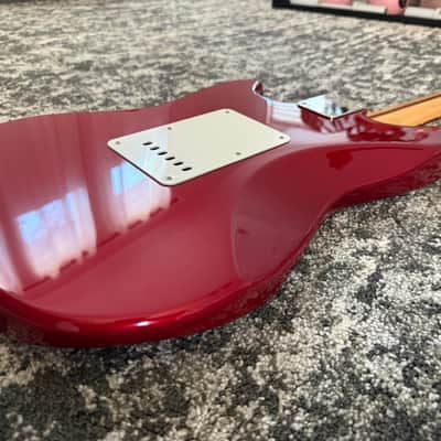 Fender Cyclone Deluxe Series 1999 MIM Candy Apple Red Rosewood Fretboard Guitar image 15