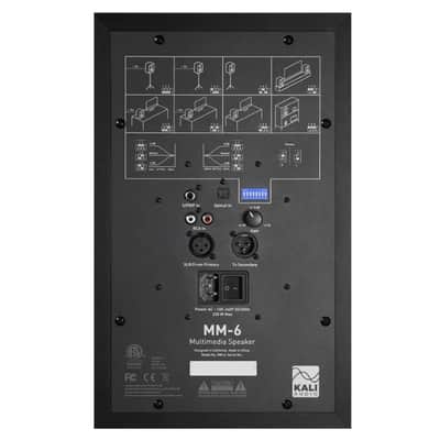 KALI AUDIO MM-6 320w Total Active Reference Monitor Pair with Remote image 3