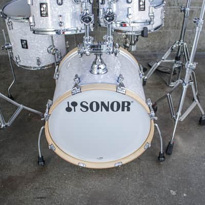 Sonor AQ2 White Marine Pearl 5 Piece Kit image 12