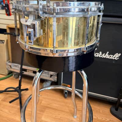 Pearl FB-1465/C Free-Floating Brass 14x6.5" Snare Drum (3rd Gen) 2005 - 2010 - Brass image 4