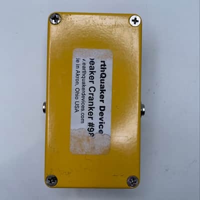 EarthQuaker Devices Speaker Cranker Overdrive 2011 - 2017 - Yellow / Black Print image 9