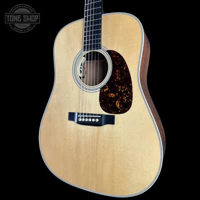Used 2021 Martin Custom Shop 28 Style Dread VTS Adi/Highly Flamed Koa w/LR Baggs Anthem w/case TSU25221 image 4