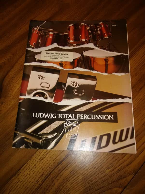 Ludwig Vintage 75th Anniversary Drum Catalog - 1984 - very nice image 1