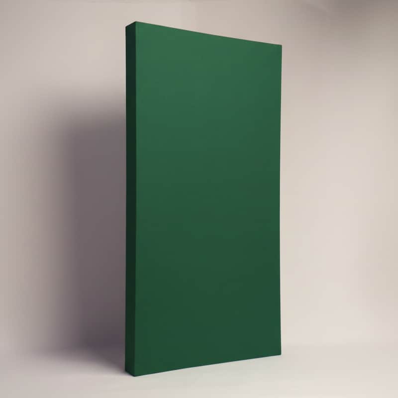 Acoustic Wall Panel | Hunter Green | Professional Sound Absorbing Panel | Recording Studio, Home Studio, Mixing Room, Mastering Suite, Podcast Studio, Home Theater, Broadcast Studio, Streaming Room, Office & Vocal Booth | Made in USA image 1