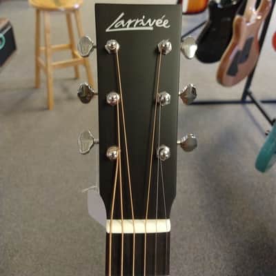 Mint Demo Larrivee Simple 6 LV Acoustic Guitar w/ Rosewood Binding - Natural with Hardshell Case image 7
