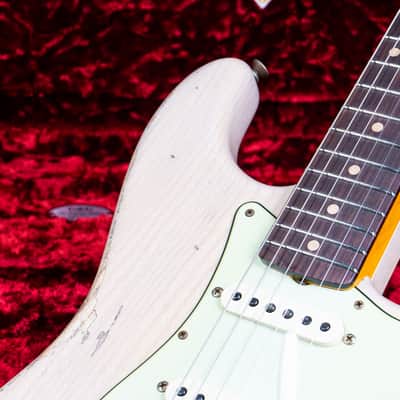 Fender Custom Shop 1956 Stratocaster Heavy Relic - Super Faded Aged Dirty White Blond image 17