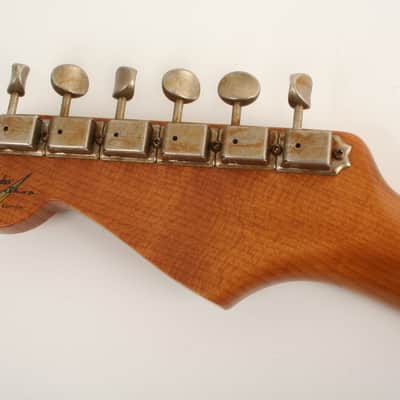 Fender Custom Shop Limited Edition 1954 Roasted Stratocaster Journeyman Relic 1-Piece Roasted Quarterswan Maple Fingerboard Natural Blonde LXX0787 image 7