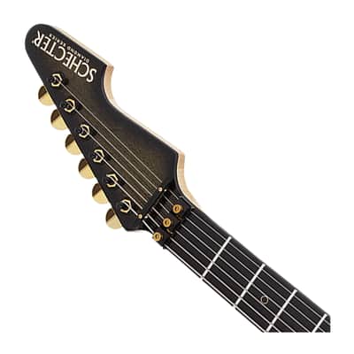Schecter Avenger FR-S 50th Anniversary Electric Guitar - Gold Burst - Open Box image 4