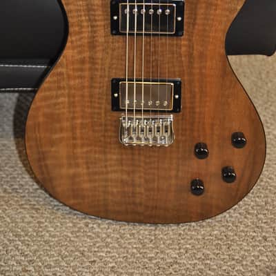 Luman Single Cutaway Natural Walnut image 1