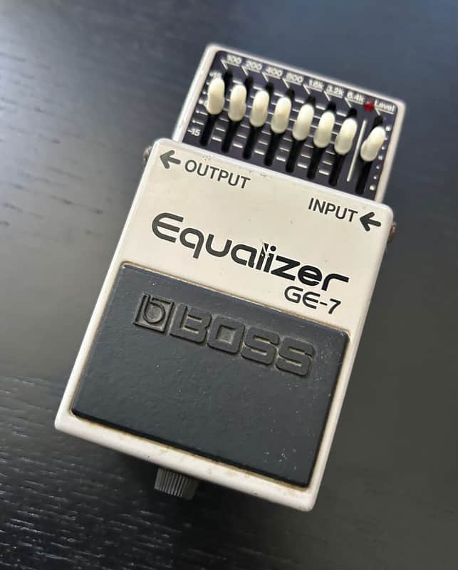 Boss GE-7 Equalizer 1982 MIJ - Black Label Japan Analog Vintage EQ image 1