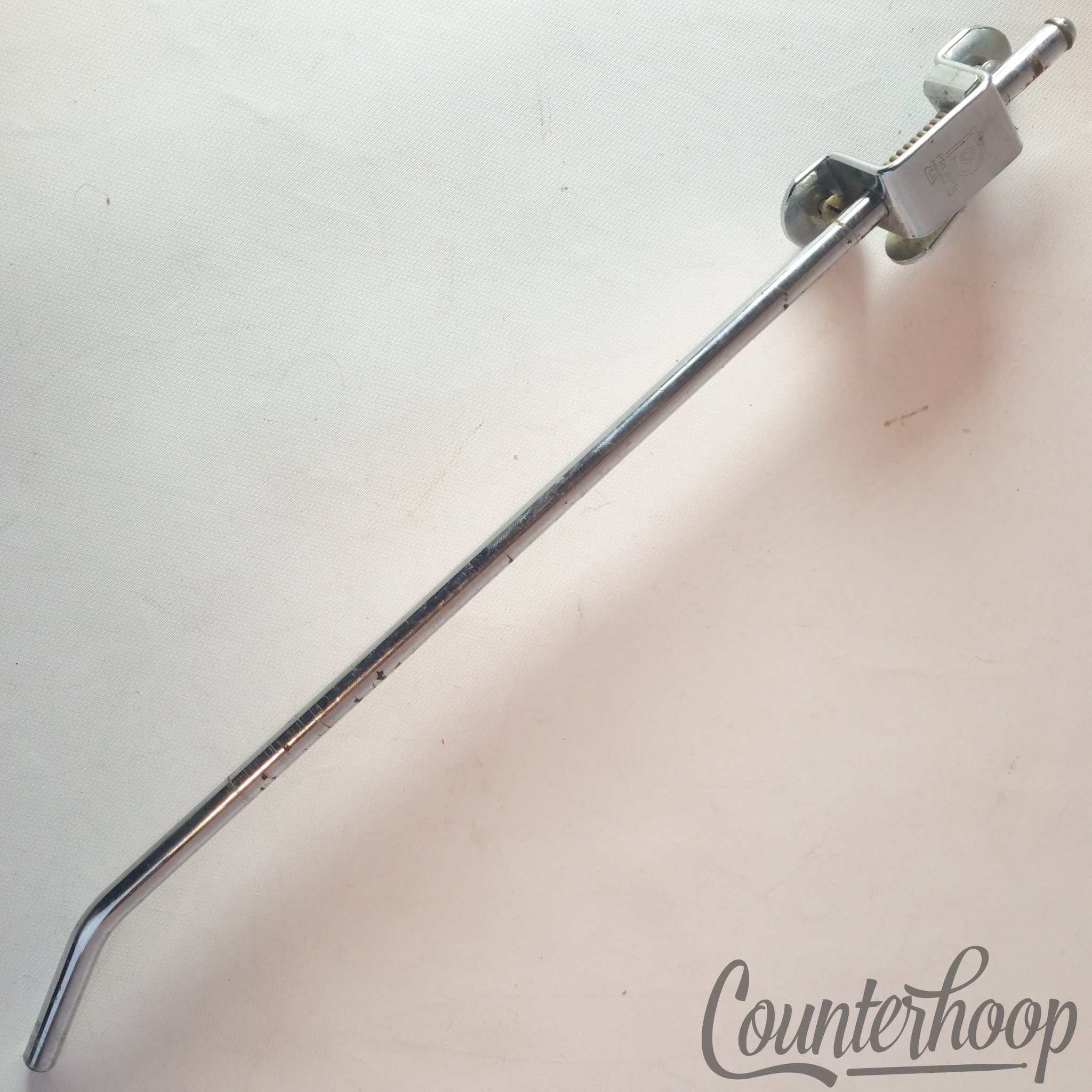Premier Floor Tom Drum Leg+Spring-Loaded Mount Chrome Vintage 50s Elite England - Fair / 11.95/35/29/39 — main photograph