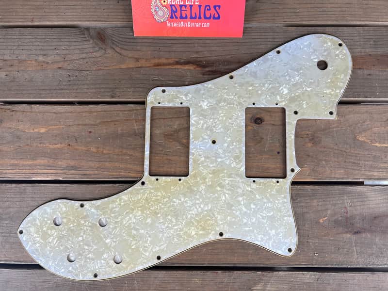 Real Life Relics Aged White Pearl 72 Telecaster® Deluxe Pickguard   [PGE3] image 1