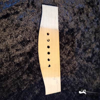 Vintage Rosewood Acoustic Bridge (Black) image 2