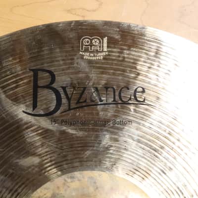 Meinl Byzance 15" Polyphonic Hi Hat Cymbals Brilliant image 2