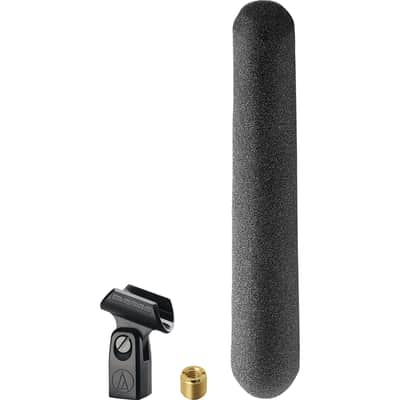 Audio-Technica AT8035 Line + Gradient Shotgun Condenser Microphone, Black image 4
