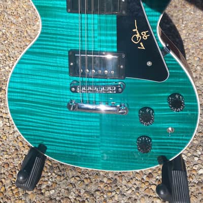 Gibson Les Paul Signature 2014 Caribbean Blue in Excellent Condition - STUNNING! image 4