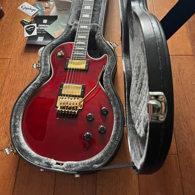 Epiphone Alex Lifeson Signature DEMO VIDEO Les Paul Custom Axcess 2023 - Present - Ruby image 2