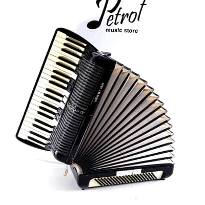 Vintage Top German Made LMM Accordion Hohner Verdi III M - 120 bass, 12 switches + Original Hard Case & Straps image 16