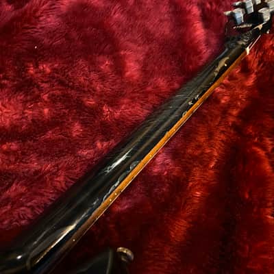 c.1977 Greco/Fujigen RG-750B MIJ Vintage Guitar Double Cuttaway“ Black” image 10