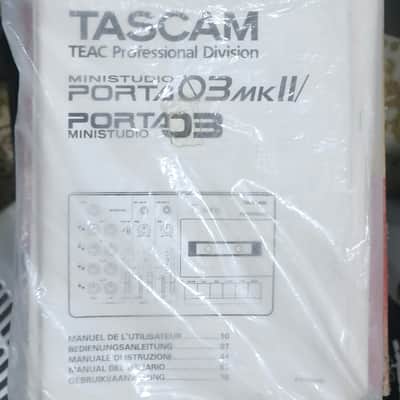 TASCAM Porta 03 mkII Ministudio 4-Track Cassette Recorder 1990s - Blue image 3