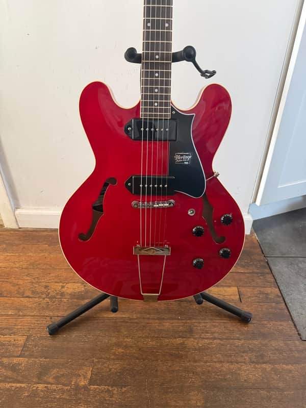 Heritage H-530 Standard Collection Transparent Cherry Electric Hollow body Guitar with OHSC 2026 Model image 1