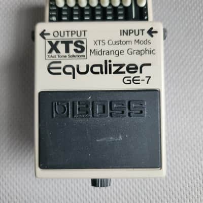 Boss GE-7 XTS Midrange Mod Xact Tone Solutions Modded Graphic Equalizer EQ image 3