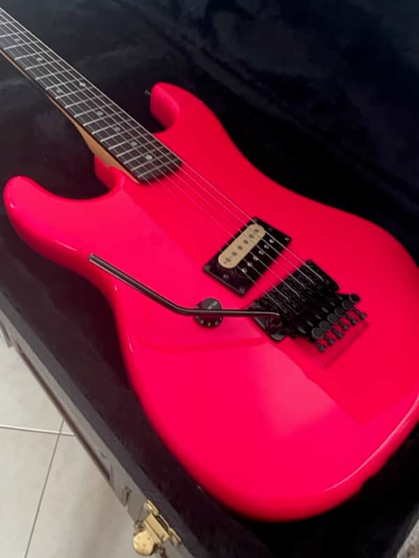 Kramer Left Handed Kramer Baretta  1985/86 Hot Pink image 1