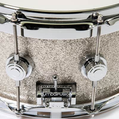 DW Collector's Series 7x14 Top Edge Snare  - Broken Glass image 6