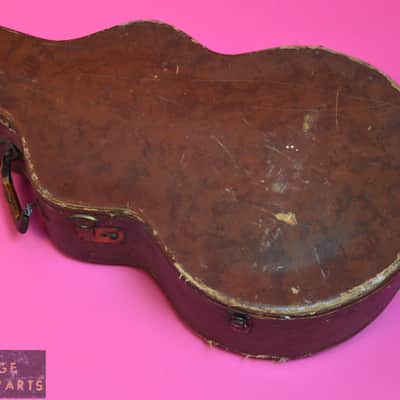 Vintage 1950's Gibson / Stone Badged / Brown Lined Hard Case 16" ES-175 J-45 J-50 175D image 17