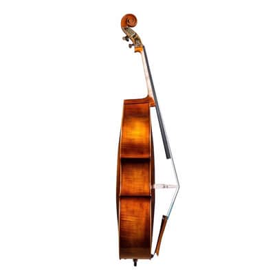 Hand - Carved Upright double bass Solid Maple back,Spruce wood top 3/4,Good Sound image 5