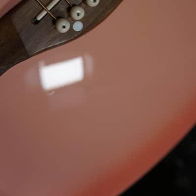 Crescent YMG PK - Pink Burst Cutaway Acoustic Guitar image 7