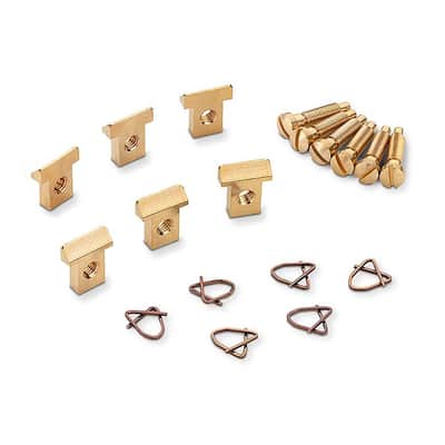 Schaller GTM Gibson Style Nashville Tune-o-matic Saddles Set of 6 (Brass)