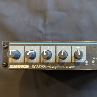 Shure SCM268 4 Channel Microphone Mixer image 1
