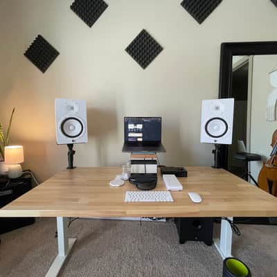 Yamaha HS8 8" Powered Studio Monitor (Pair) 2015 - Present - White image 5