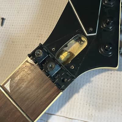 2000's Jackson Japan DKMG Reverse Bound Loaded Guitar Neck Floyd Ready 24 Fret Piranha Teeth Inlays image 11