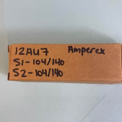 1976 Amperex 12AU7A ECC82 Vintage Made In Holland Orange Globe Preamp Tube! T85 image 7