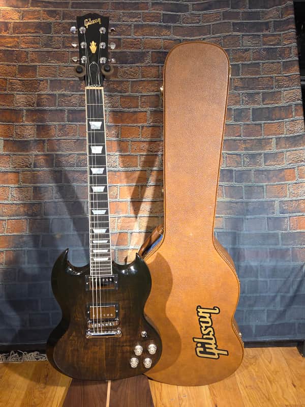 Gibson 2020 SG Modern Trans Black Fade w/ OHSC & Seymour Duncan Hot Rodded Humbuckers