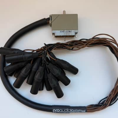 Pro Audio LA  Custom 56-Pin Elco Male to XLR-Male Mogami 2934 & Neutrik Gold XLR 3FT - MINT image 2
