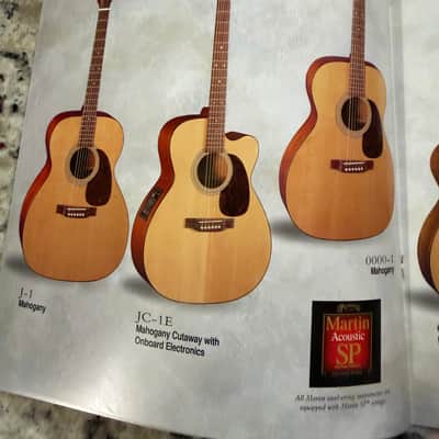Martin Series 1 Catalog Brochure 1999 D-1 B-1 DC-1R 2R 3R D-12 1E J JC 0000 000 000C OM. 00 image 4