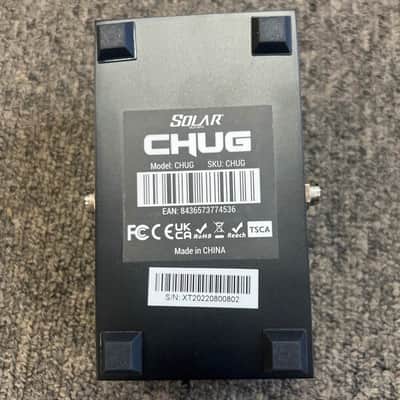 Solar Guitars Chug High Gain Preamp with Gate Pedal | Reverb