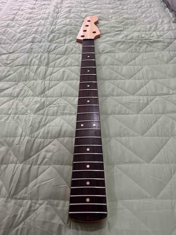 Warmoth Deluxe 5 4+1 5 String Bass Neck for Fender 2026 - Natural/Gloss image 1