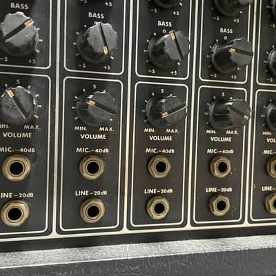 Evans MA-610E Vintage Powered Mixer Analog Delay/Spring reverb