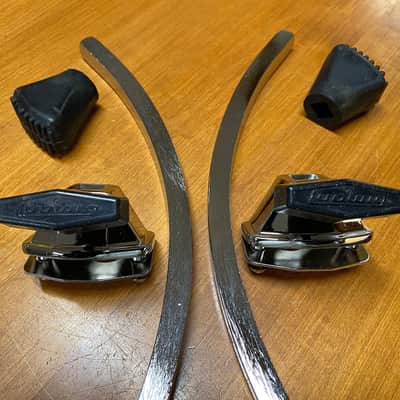 Ludwig Vintage Bass Drum Spur Mounts and Spurs (1/2"), 1970s/80s image 2