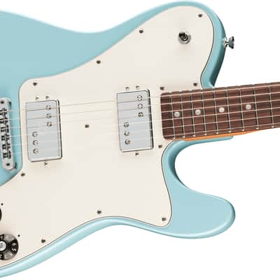 FENDER - Kingfish Delta Day Telecaster Deluxe Rosewood Fingerboard Daphne Blue - 0115600704 image 4