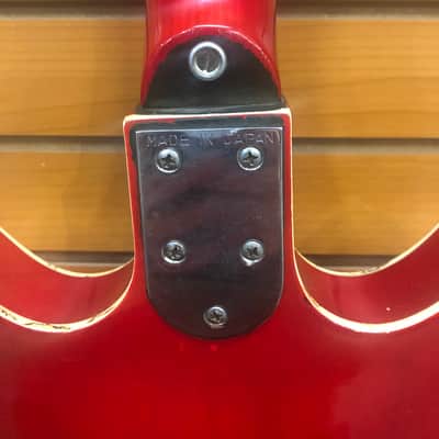 Crestwood Astral II 1970's Red Jack White Played one Made in Japan image 12