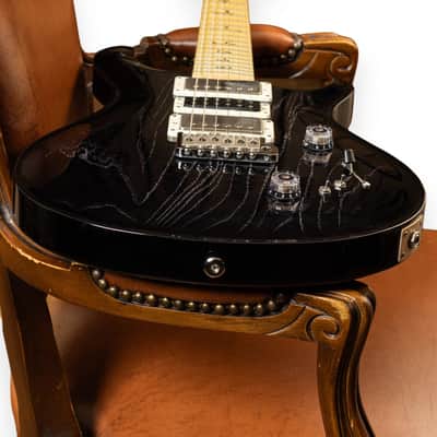 PRS 2025 Swamp Ash Special Maple 88 Black Doghair Smokeburst image 9